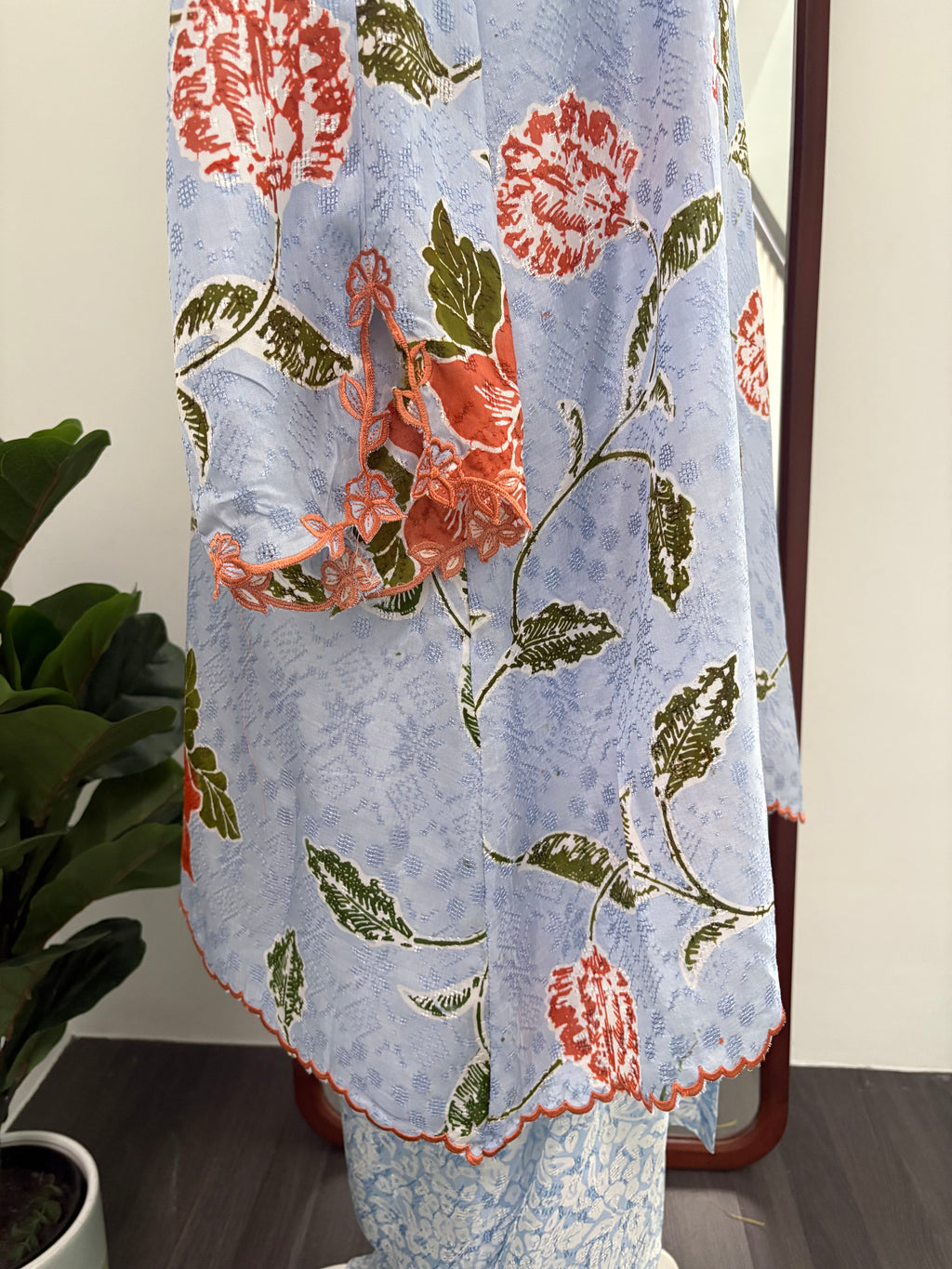 Kurung Ana (Blue Orange)