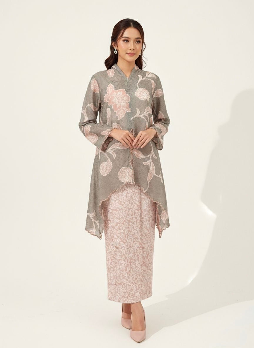 Kebaya Lea (Sage Nude)