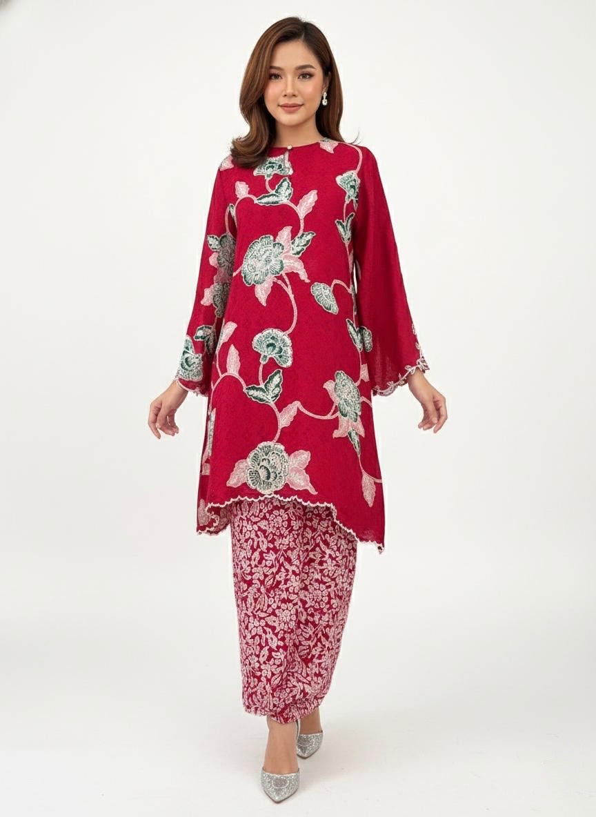 Kurung Ana (Chili Red )