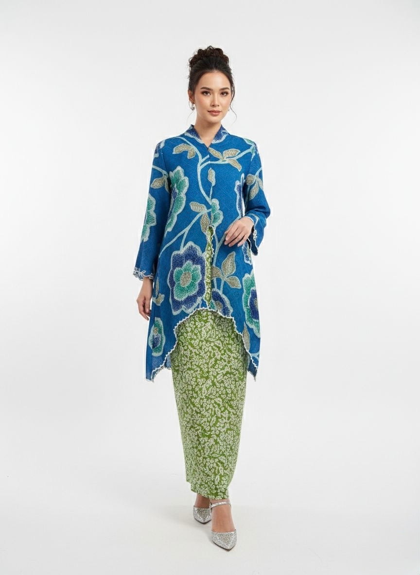 Kebaya Lea (Blue Green)