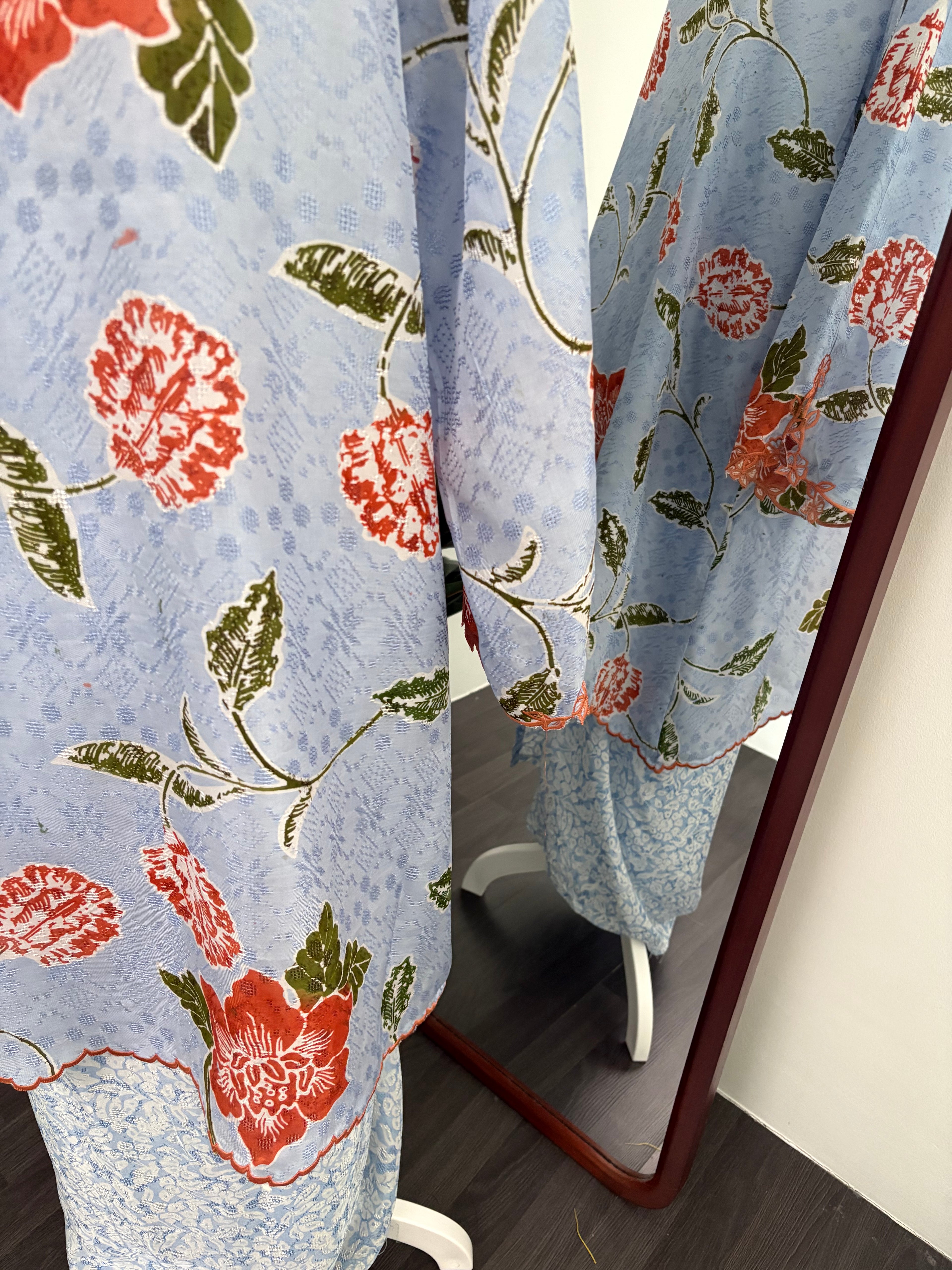 Kurung Ana (Blue Orange)