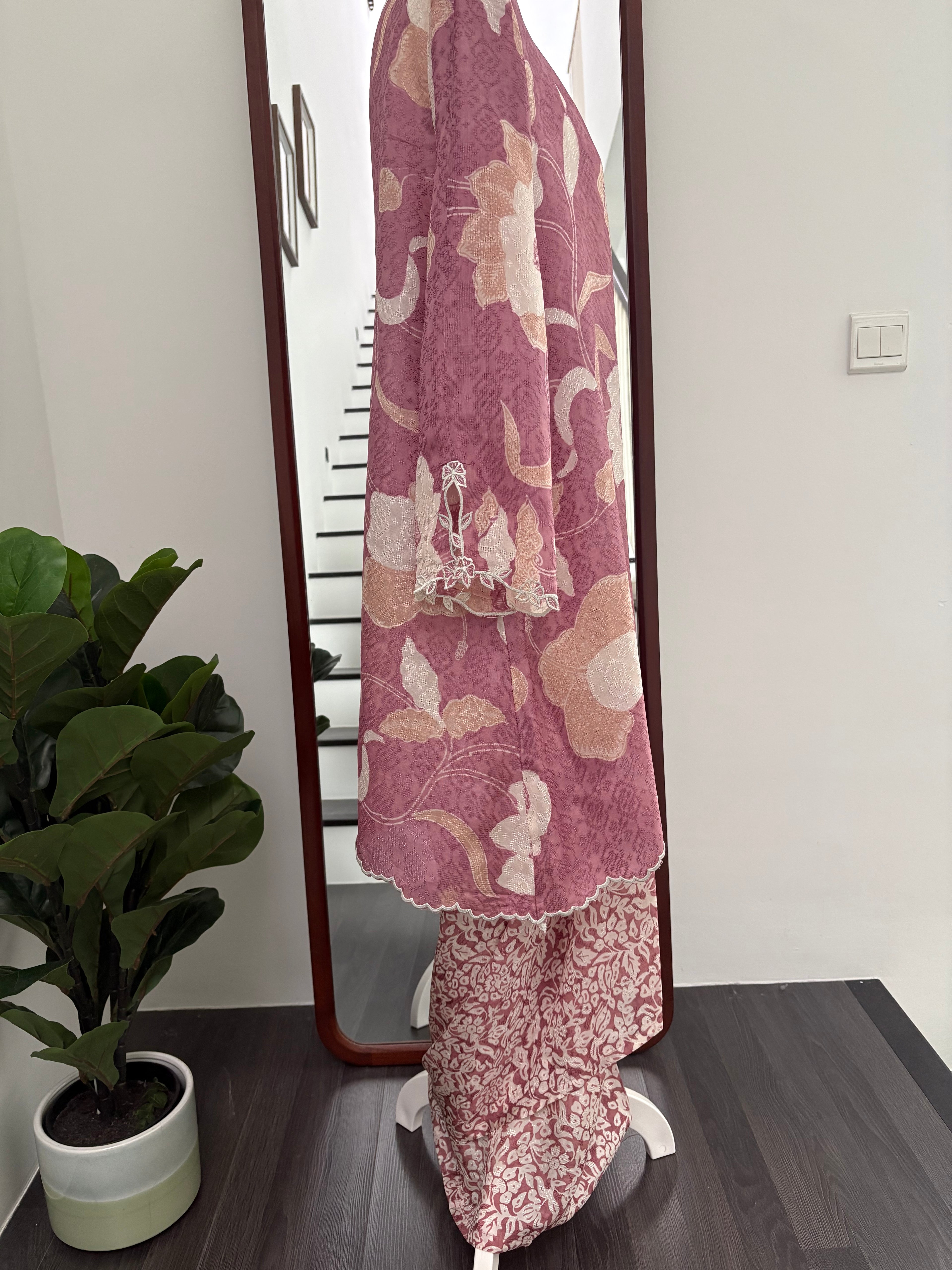 Kurung Ana (Dusty Pink)