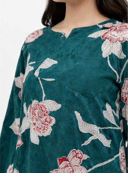Kebaya Lea (Emerald Green)